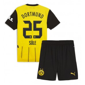 Borussia Dortmund Niklas Sule #25 Hemmakläder Barn 2024-25 Kortärmad (+ Korta byxor)